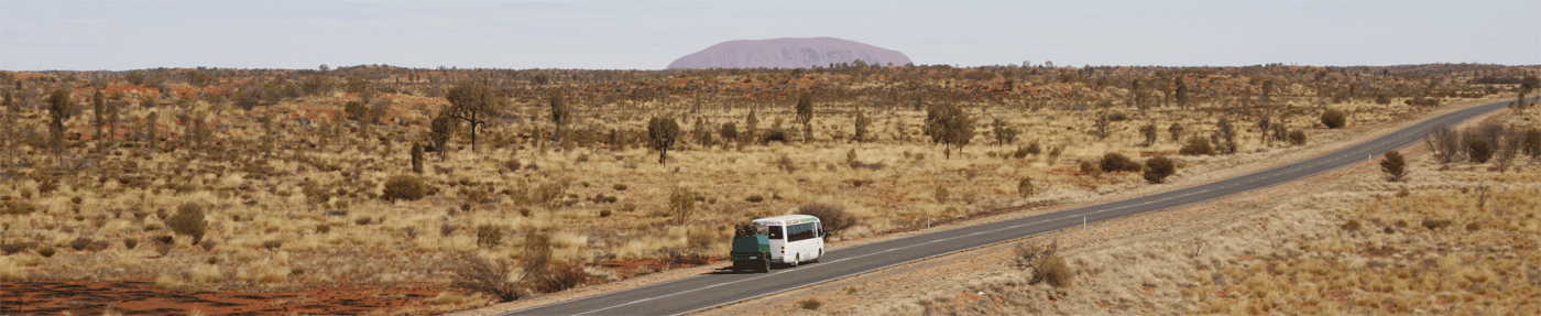 Heading to Uluru